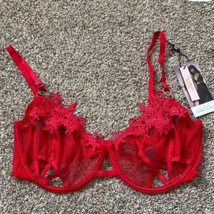 Bluebella Scarlet Floral Lace Bra